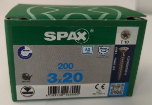 Spax 3,0x20 мм 1197000300203 (200 шт/упак.)