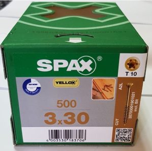 Spax-S 3,0x30 мм 35703001901021 (500 шт/упак)