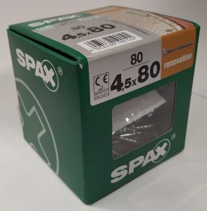 4541010450806 Шуруп Spax 4,5x80 (80 шт/упак) - Wirox