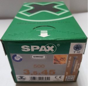 Spax-S 3,5x45 мм 35703503201011 (500 шт/упак) WIROX