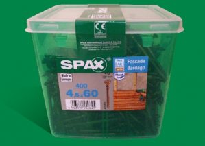 Spax для фасадов 4,5x70 мм 4547140450709 (250 шт/упак.) - двойная резьба, A2