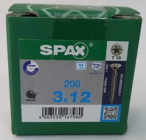Spax 3,0x12 мм 1197000300123 (200 шт/упак.)
