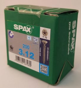 Spax 3,0x12 мм 1197000300123 (200 шт/упак.)